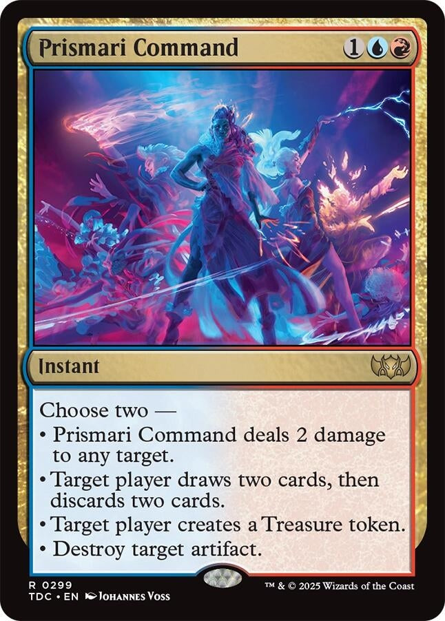 Image for Prismari Command (299) (TDC) - Magic: The Gathering