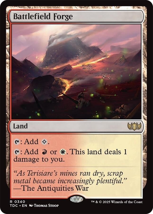 Image for Battlefield Forge (340) (TDC) - Magic: The Gathering