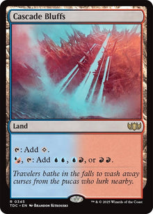 Image for Cascade Bluffs (345) (TDC) - Magic: The Gathering