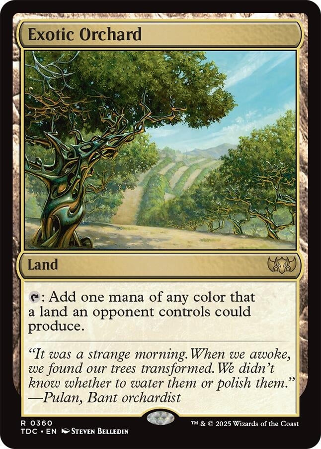 Image for Exotic Orchard (360) (TDC) - Magic: The Gathering