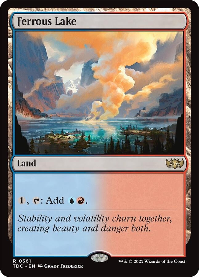 Image for Ferrous Lake (361) (TDC) - Magic: The Gathering