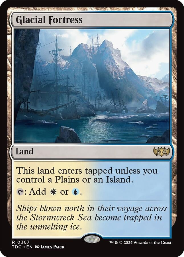 Image for Glacial Fortress (367) (TDC) - Magic: The Gathering