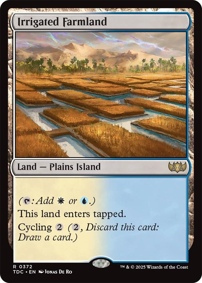 Image for Irrigated Farmland (372) (TDC) - Magic: The Gathering