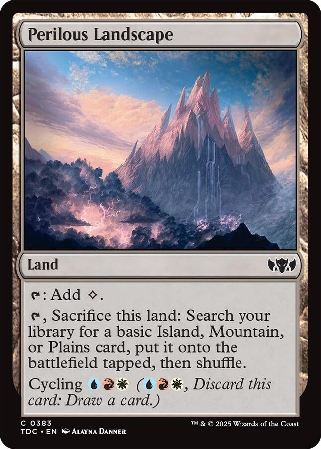 Image for Perilous Landscape (383) (TDC) - Magic: The Gathering