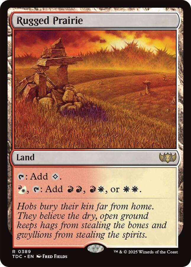 Image for Rugged Prairie (389) (TDC) - Magic: The Gathering