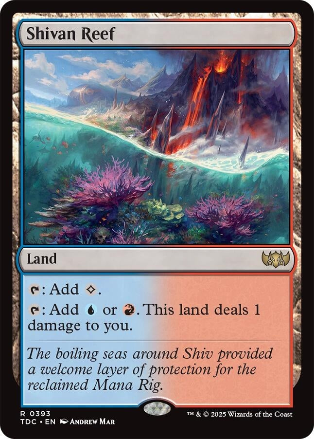 Image for Shivan Reef (393) (TDC) - Magic: The Gathering