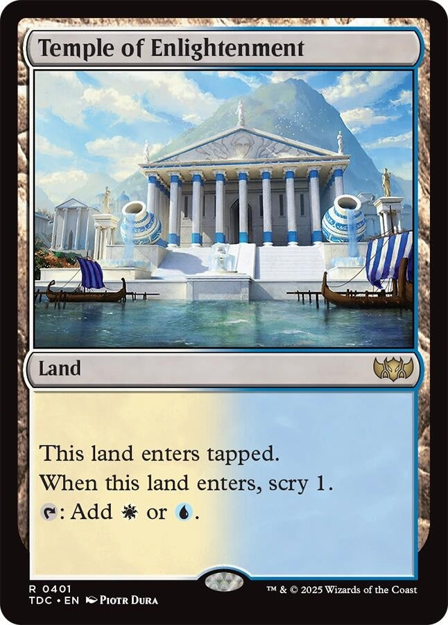 Image for Temple of Enlightenment (401) (TDC) - Magic: The Gathering