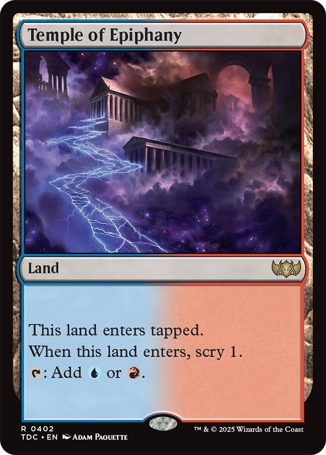 Image for Temple of Epiphany (402) (TDC) - Magic: The Gathering