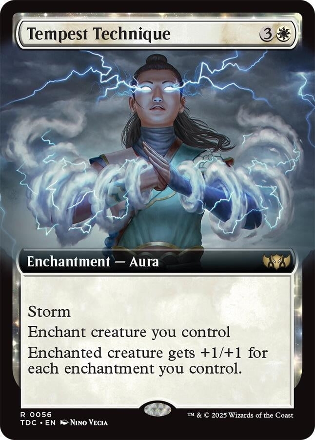 Image for Tempest Technique (Extended Art) (56) (TDC) - Magic: The Gathering
