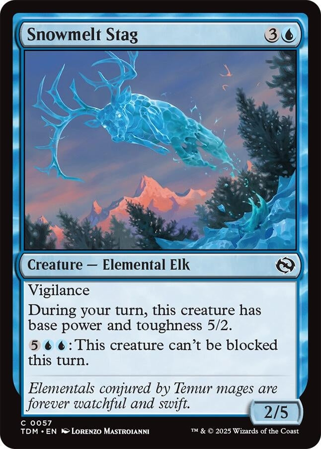 Image for Snowmelt Stag (57) (TDM) - Magic: The Gathering