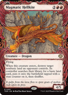 Image for Magmatic Hellkite (Showcase) (301) (TDM) - Magic: The Gathering