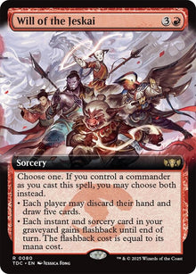 Will of the Jeskai (Extended Art) (80) (TDC)