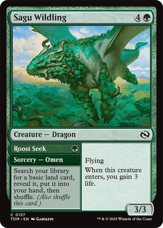 Image for Sagu Wildling (157) (TDM) - Magic: The Gathering