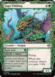 Image for Sagu Wildling (Showcase) (306) (TDM) - Magic: The Gathering