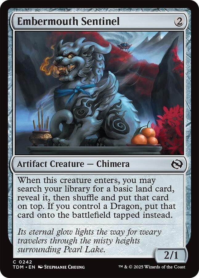 Image for Embermouth Sentinel (242) (TDM) - Magic: The Gathering