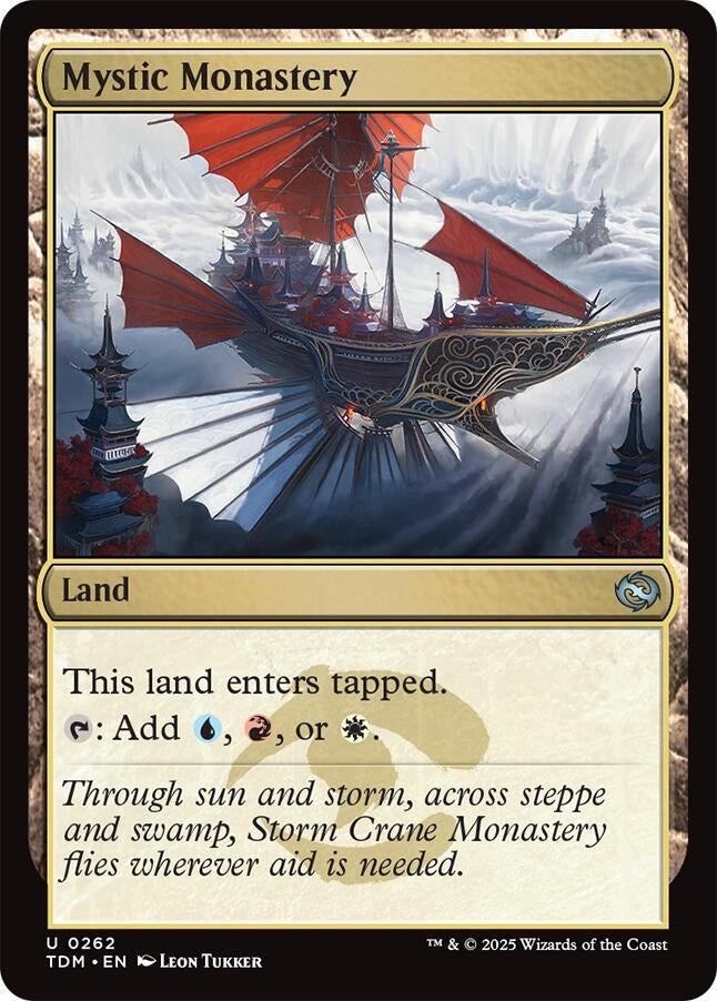 Image for Mystic Monastery (262) (TDM) - Magic: The Gathering