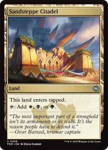Image for Sandsteppe Citadel (266) (TDM) - Magic: The Gathering