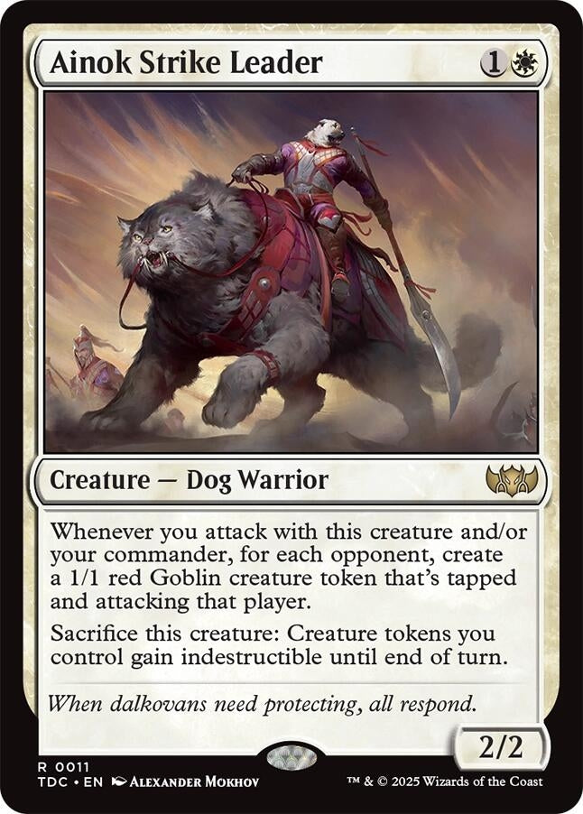 Image for Ainok Strike Leader (11) (TDC) - Magic: The Gathering