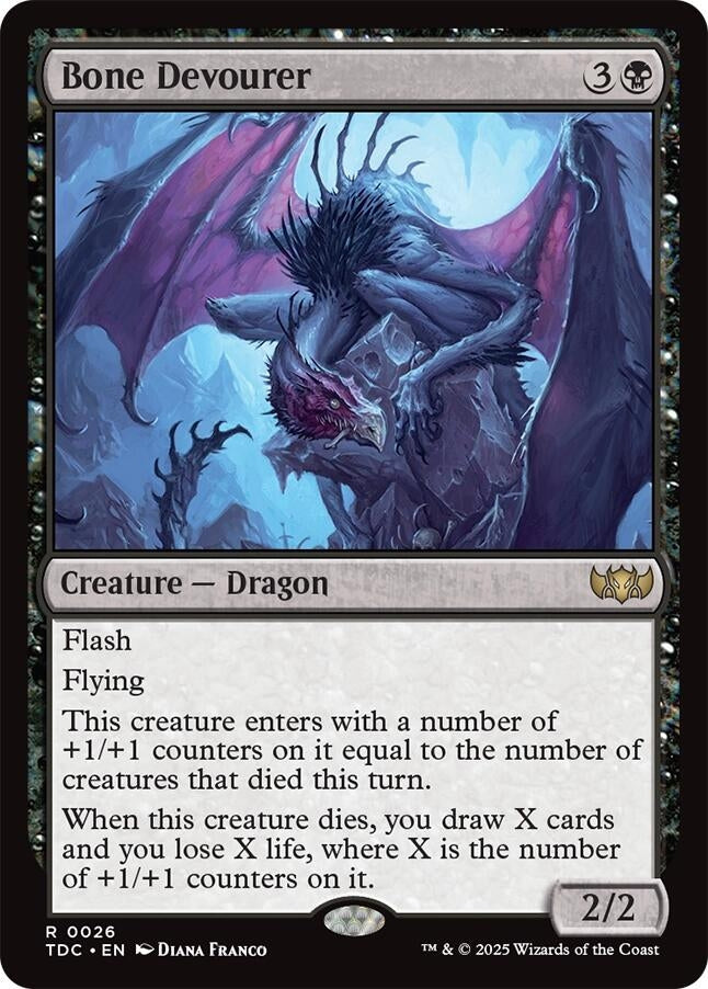 Image for Bone Devourer (26) (TDC) - Magic: The Gathering
