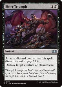 Image for Bitter Triumph (173) (TDC) - Magic: The Gathering