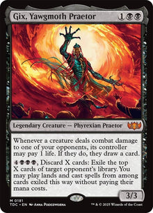 Image for Gix, Yawgmoth Praetor (181) (TDC) - Magic: The Gathering