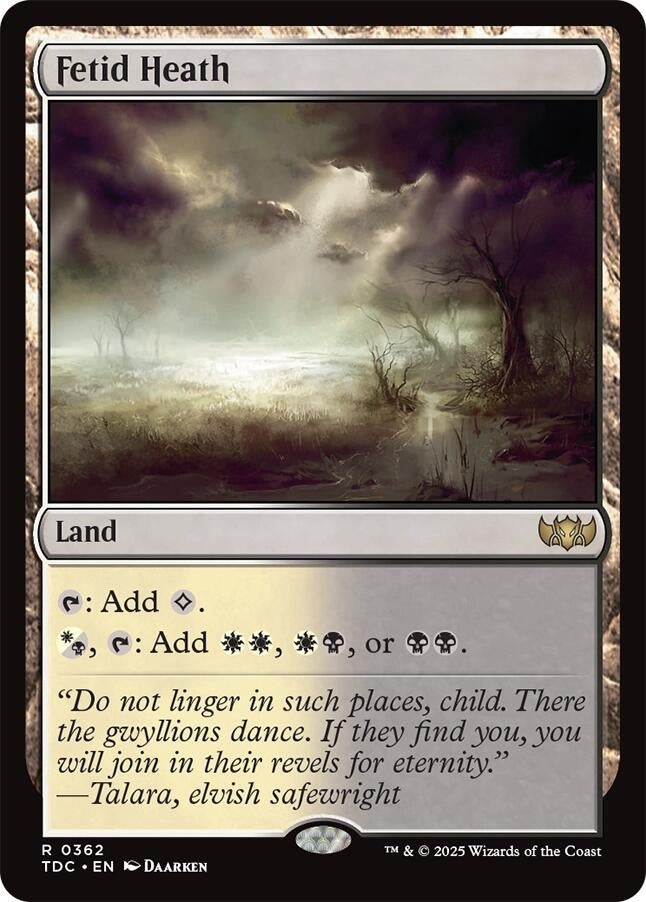 Image for Fetid Heath (362) (TDC) - Magic: The Gathering