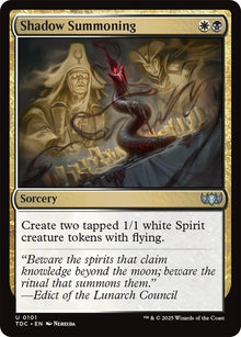 Image for Shadow Summoning (101) (TDC) - Magic: The Gathering