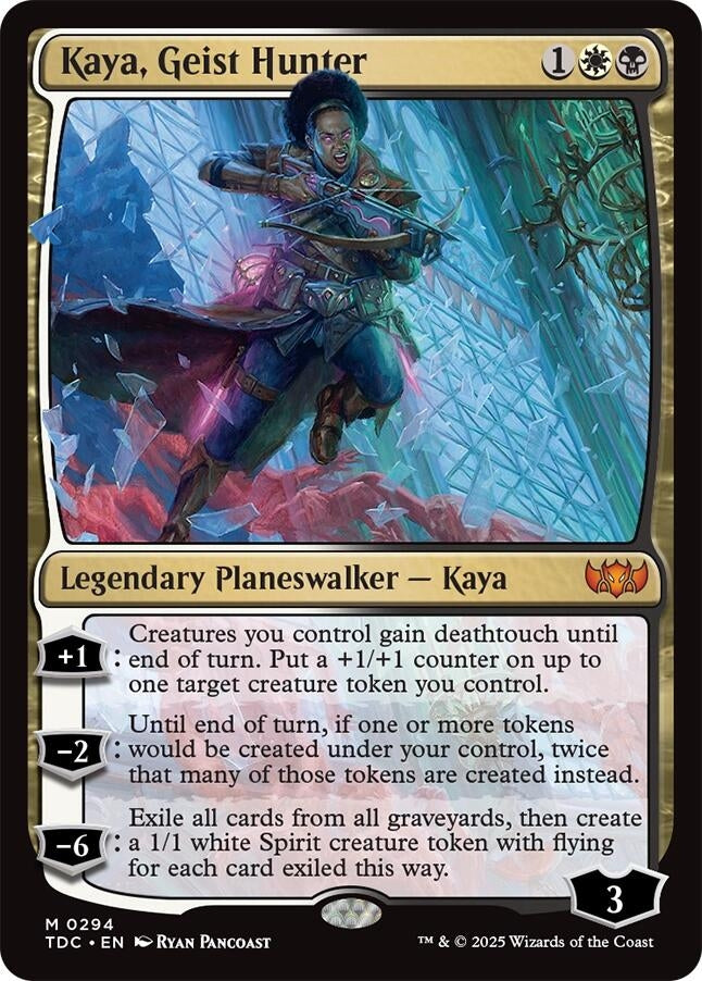 Image for Kaya, Geist Hunter (294) (TDC) - Magic: The Gathering