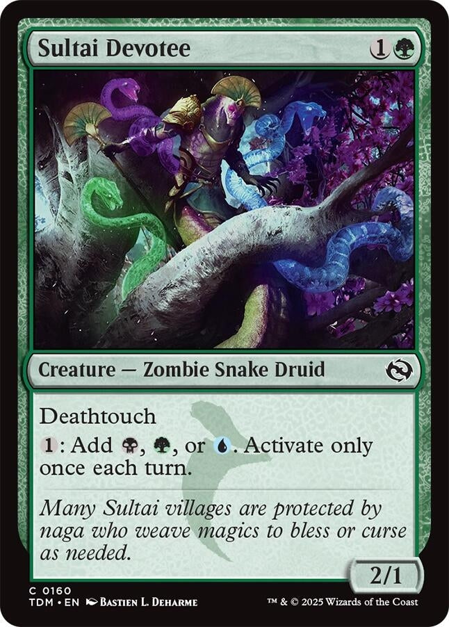 Image for Sultai Devotee (160) (TDM) - Magic: The Gathering