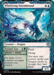 Image for Whirlwing Stormbrood (Showcase) (322) (TDM) - Magic: The Gathering