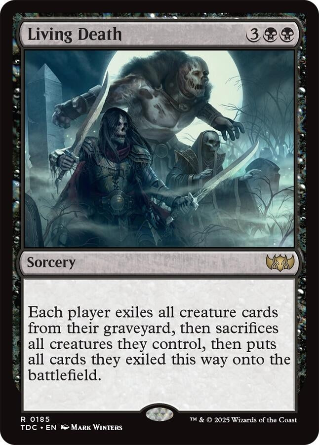 Image for Living Death (185) (TDC) - Magic: The Gathering