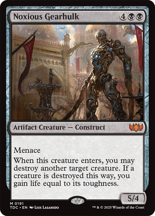 Image for Noxious Gearhulk (191) (TDC) - Magic: The Gathering