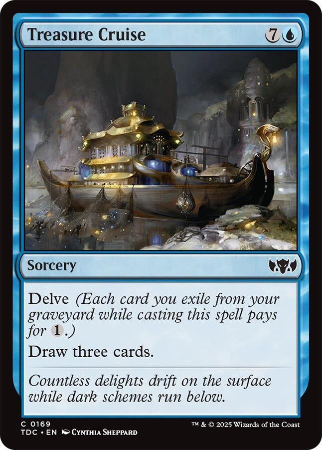 Image for Treasure Cruise (169) (TDC) - Magic: The Gathering