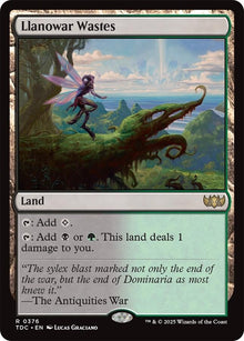 Image for Llanowar Wastes (376) (TDC) - Magic: The Gathering