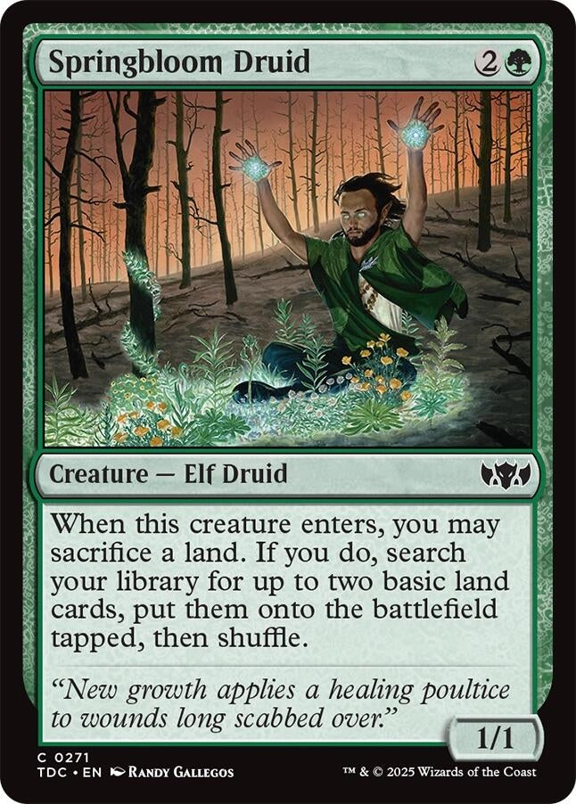 Image for Springbloom Druid (271) - Magic: The Gathering