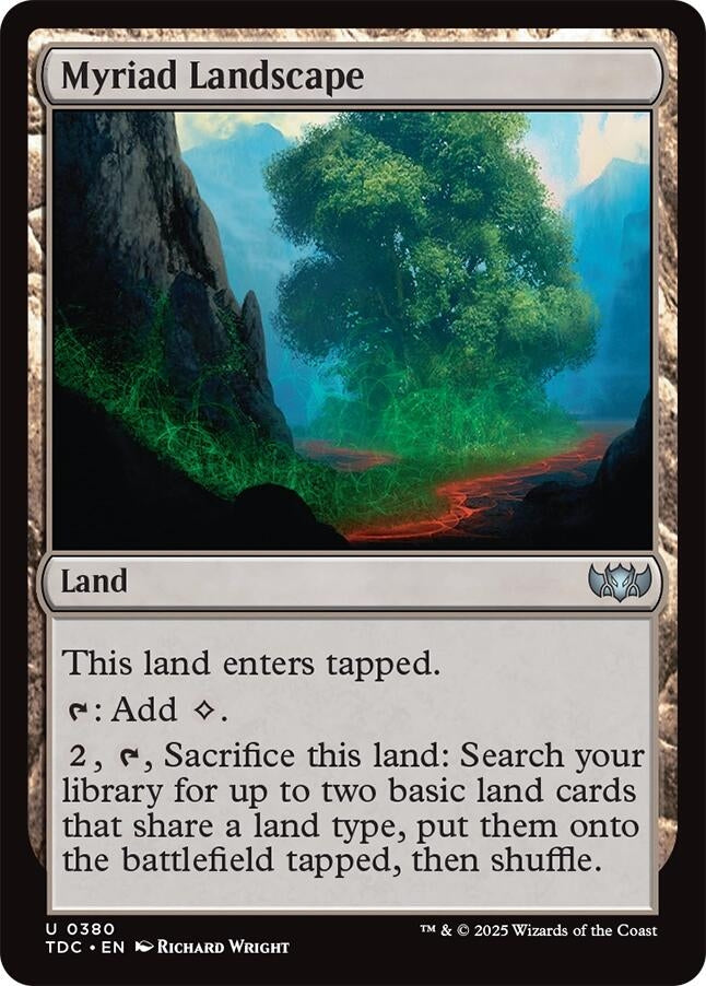 Image for Myriad Landscape (380) (TDC) - Magic: The Gathering
