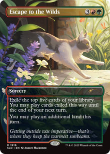 Image for Escape to the Wilds (1916) (1916) (SLD) - Magic: The Gathering
