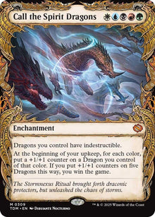 Image for Call the Spirit Dragons (Showcase) (309) (TDM) - Magic: The Gathering
