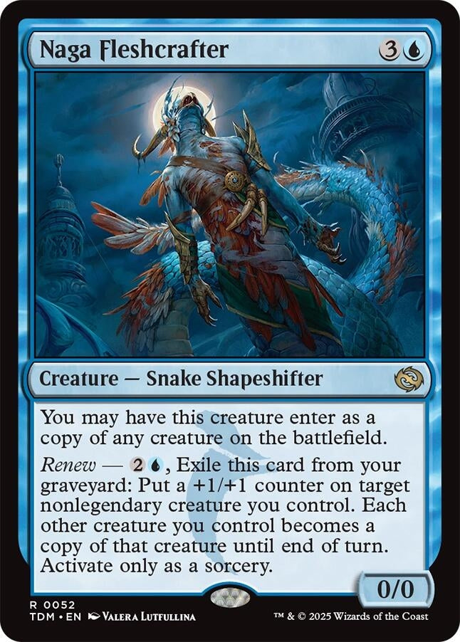 Image for Naga Fleshcrafter (52) (TDM) - Magic: The Gathering