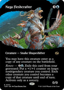 Image for Naga Fleshcrafter (Borderless) (333) (TDM) - Magic: The Gathering