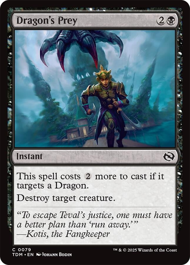 Image for Dragon's Prey (79) (TDM) - Magic: The Gathering