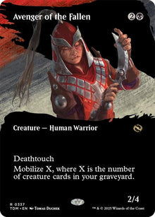 Image for Avenger of the Fallen (Borderless) (337) (TDM) - Magic: The Gathering