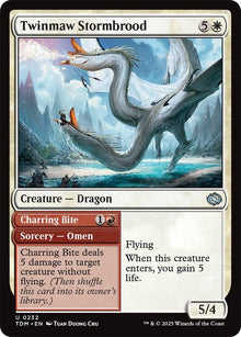 Image for Twinmaw Stormbrood (232) (TDM) - Magic: The Gathering