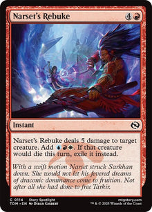 Image for Narset's Rebuke (114) (TDM) - Magic: The Gathering