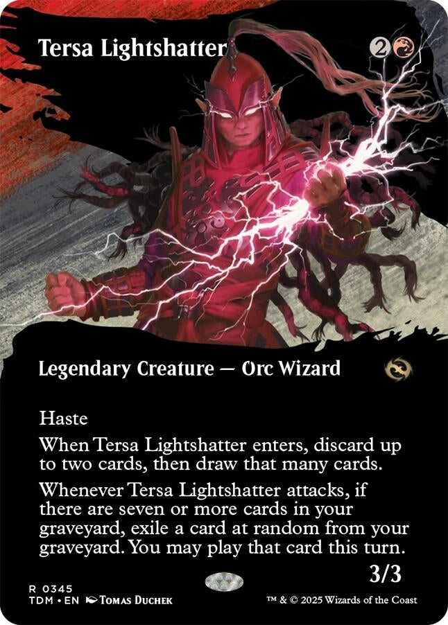 Image for Tersa Lightshatter (Borderless) (345) (TDM) - Magic: The Gathering