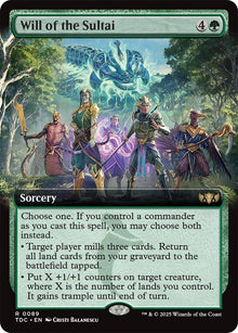 Will of the Sultai (Extended Art) (89) (TDC)