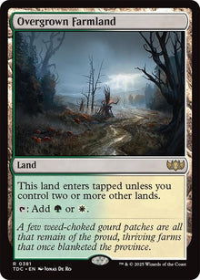 Image for Overgrown Farmland (381) (TDC) - Magic: The Gathering
