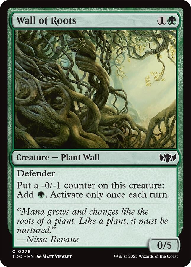 Image for Wall of Roots (278) - Magic: The Gathering