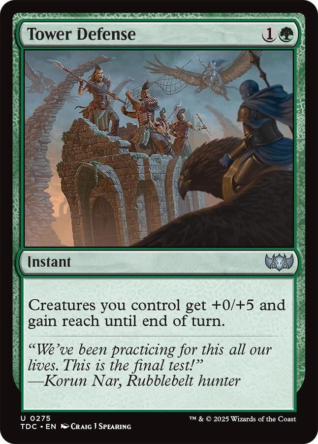 Image for Tower Defense (275) - Magic: The Gathering