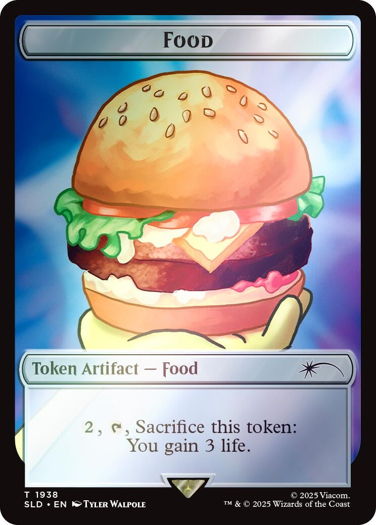 Image for Food Token (1938) (Rainbow Foil) (1938) (SLD) - Magic: The Gathering